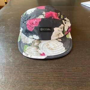 Coal Provo UPF Tech 5-Panel Cap, floral